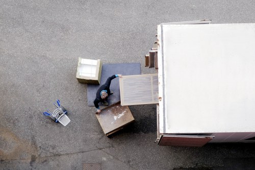 Furniture collection team handling bulky household items in Barnet