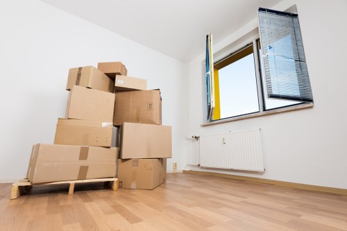 Removal van loaded for a home move in Barnet