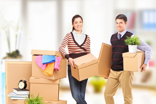 Careful loading of bulky furniture for a Barnet move