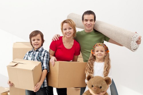 Careful furniture removal from a flat with stairs in Barnet