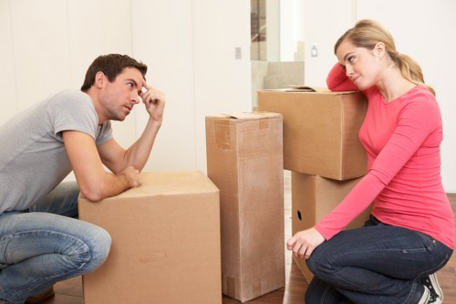 Removal team planning a home move in Barnet