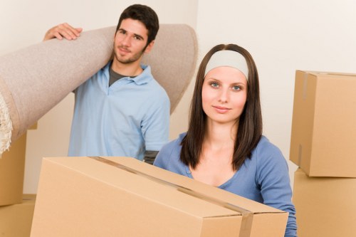 Packing and loading preparation for a Barnet van move