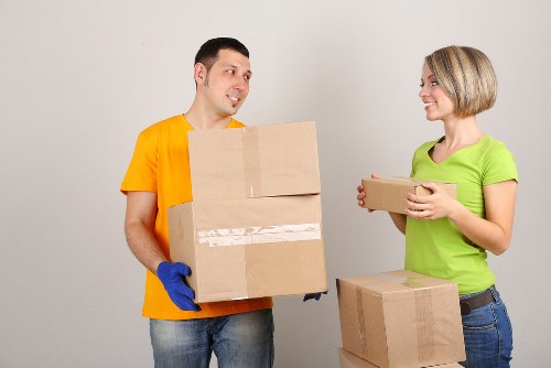 Local house move with furniture and boxes in Barnet