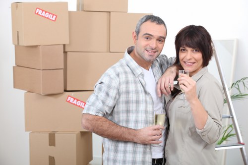 Barnet removals van ready for short-notice moving